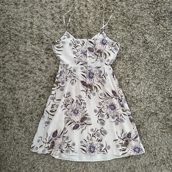 Madewell floral silk button front cami dress - Picture 2 of 9